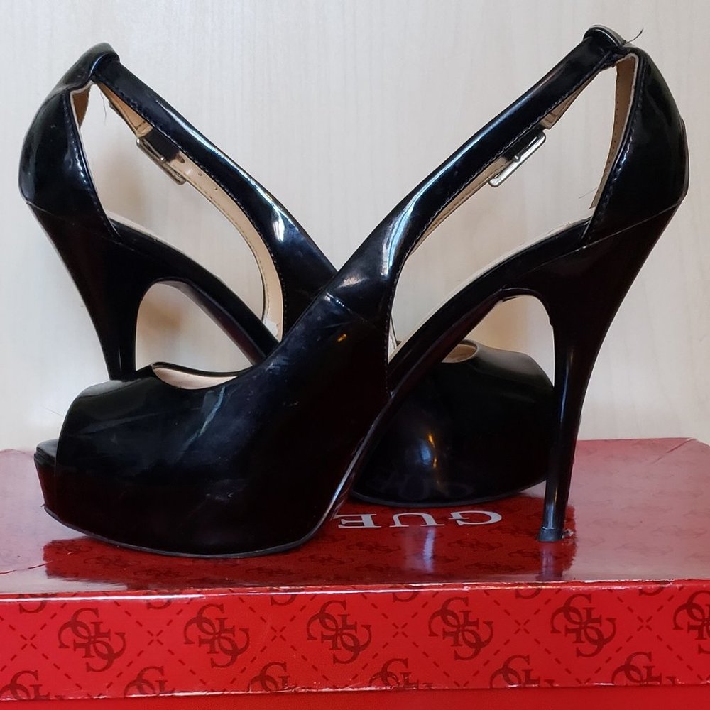Guess Women's Peep-Toe High Heel Shoes